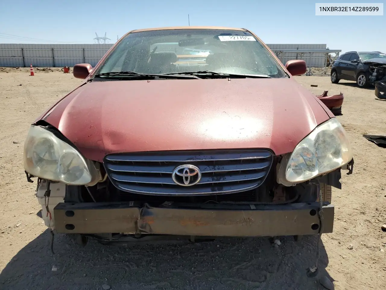 2004 Toyota Corolla Ce VIN: 1NXBR32E14Z289599 Lot: 59227705