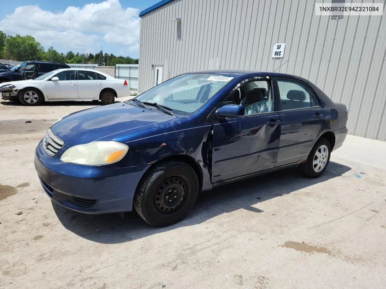2004 Toyota Corolla Ce VIN: 1NXBR32E94Z321084 Lot: 61496825