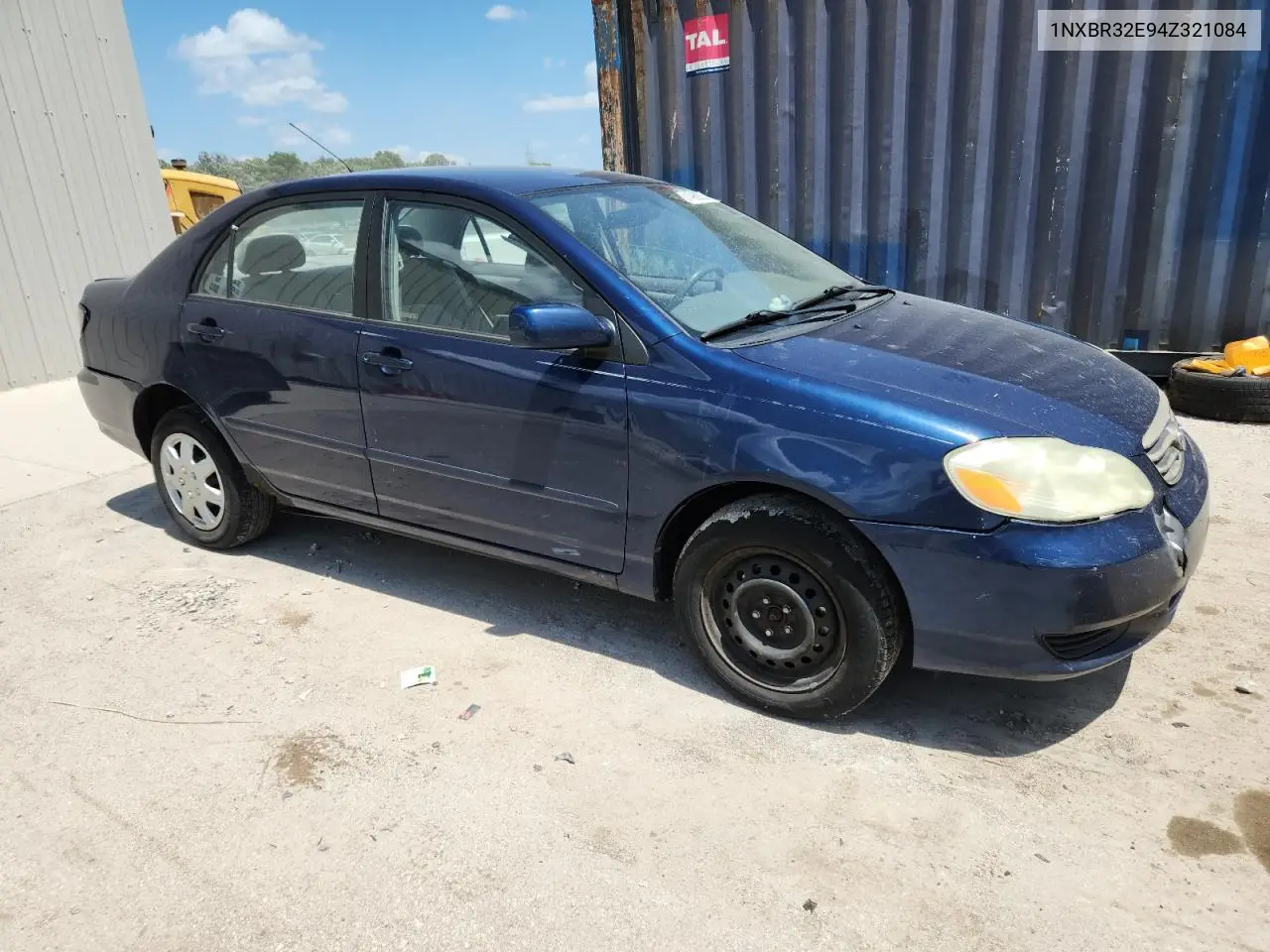 2004 Toyota Corolla Ce VIN: 1NXBR32E94Z321084 Lot: 61496825