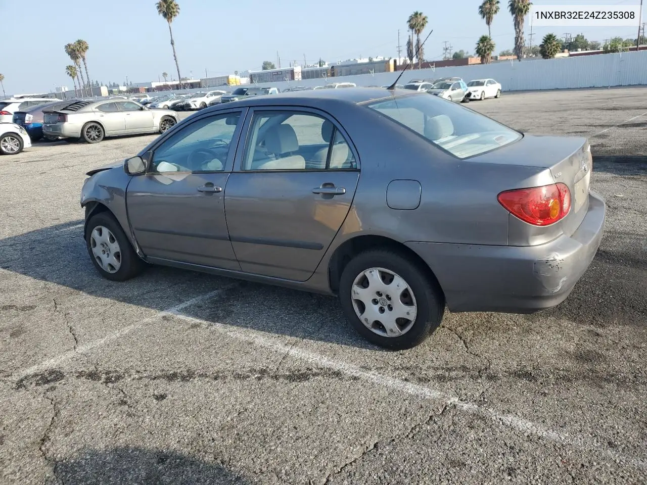2004 Toyota Corolla Ce VIN: 1NXBR32E24Z235308 Lot: 62009415