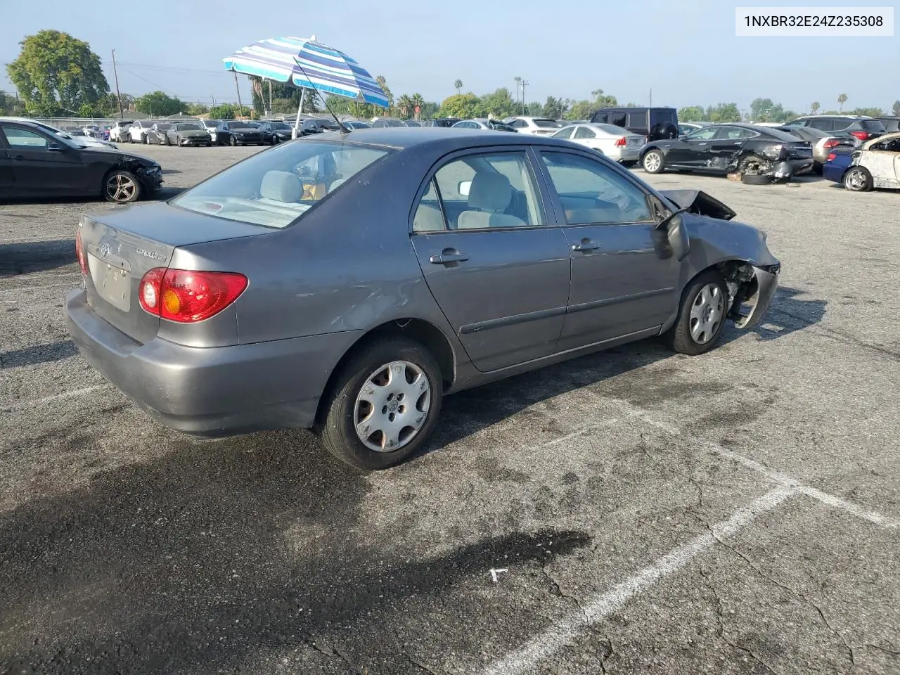 2004 Toyota Corolla Ce VIN: 1NXBR32E24Z235308 Lot: 62009415