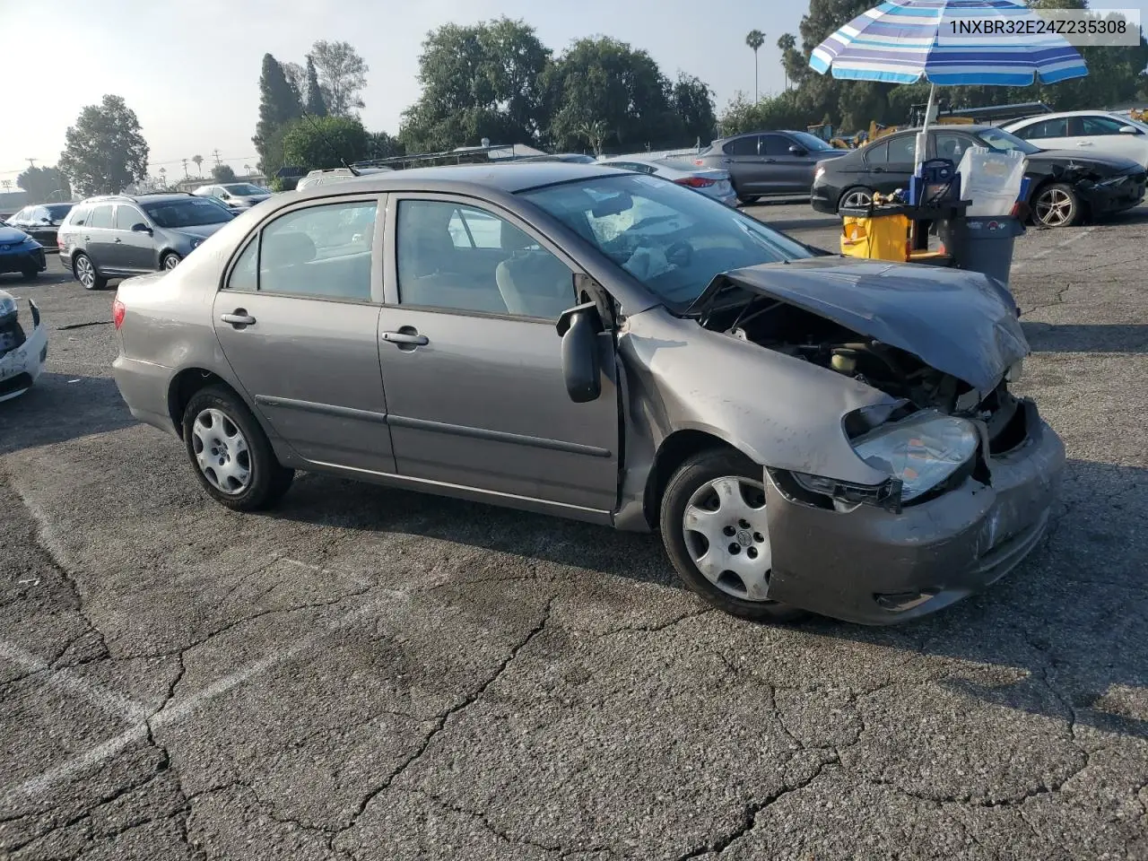 2004 Toyota Corolla Ce VIN: 1NXBR32E24Z235308 Lot: 62009415