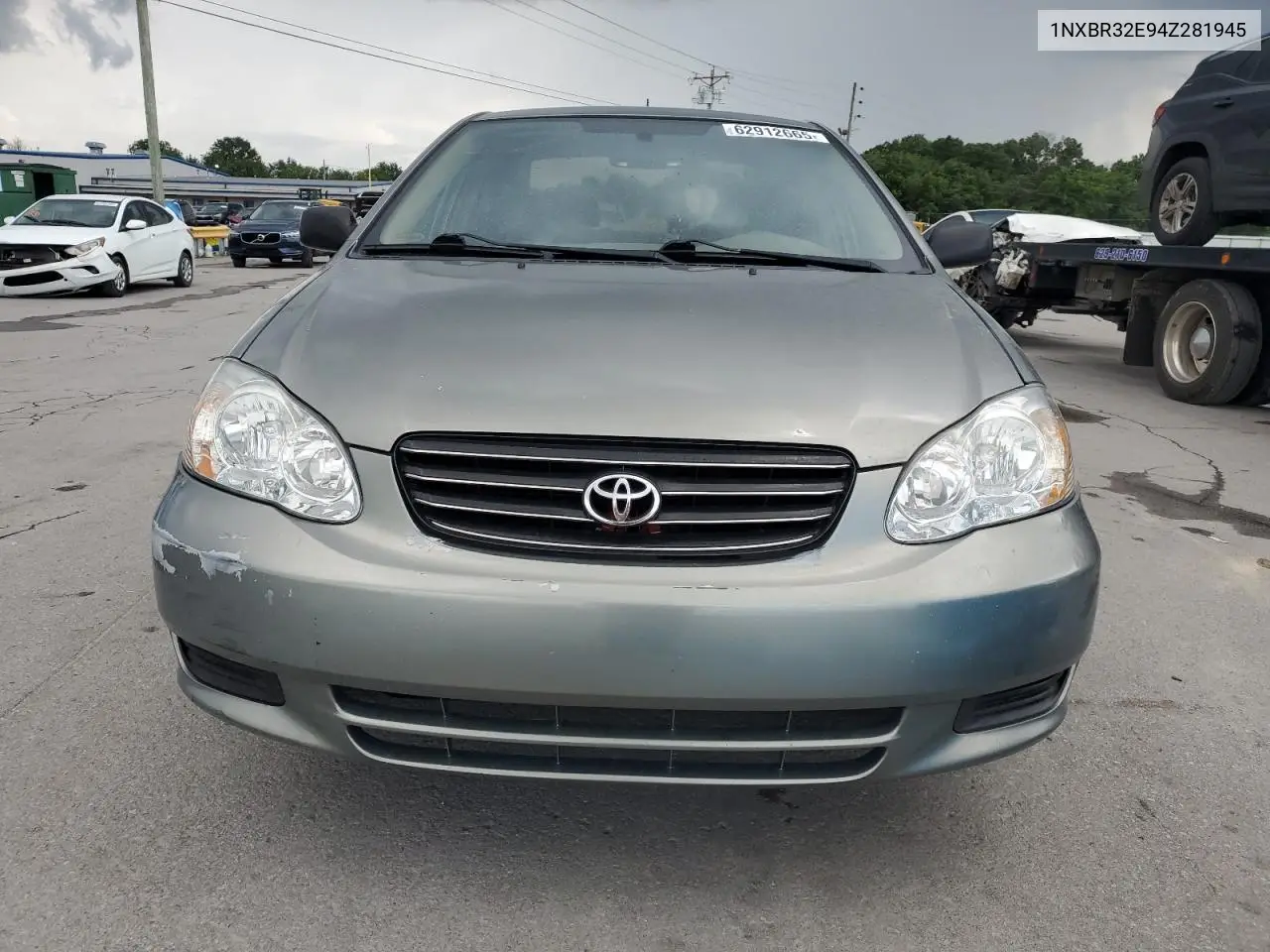 2004 Toyota Corolla Ce VIN: 1NXBR32E94Z281945 Lot: 62912665