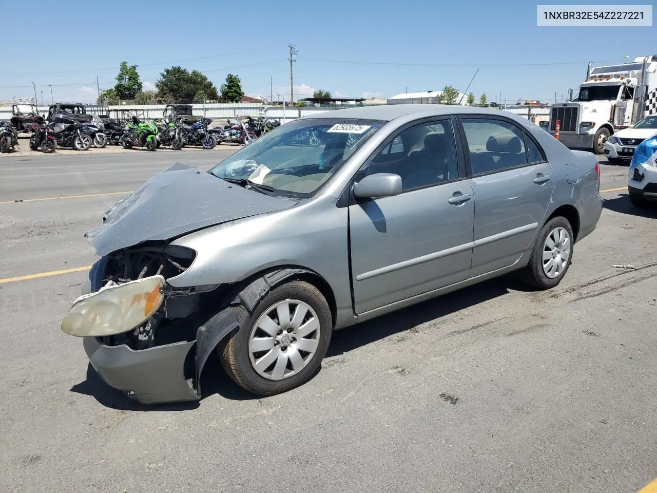 2004 Toyota Corolla Ce VIN: 1NXBR32E54Z227221 Lot: 62935975