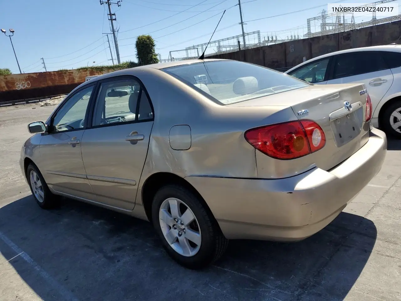 2004 Toyota Corolla Ce VIN: 1NXBR32E04Z240717 Lot: 63044675