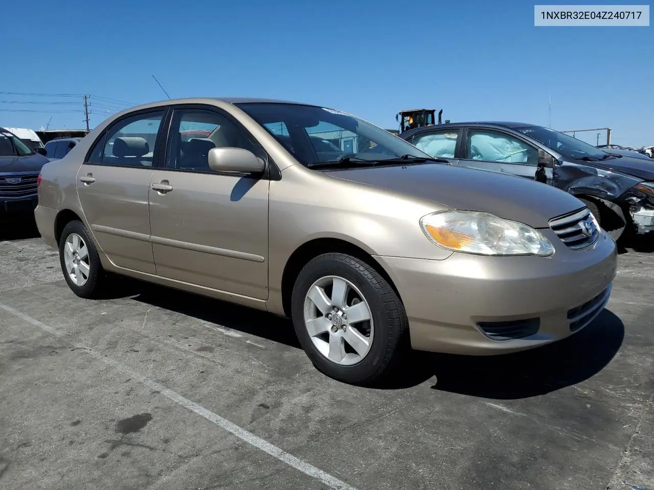 2004 Toyota Corolla Ce VIN: 1NXBR32E04Z240717 Lot: 63044675