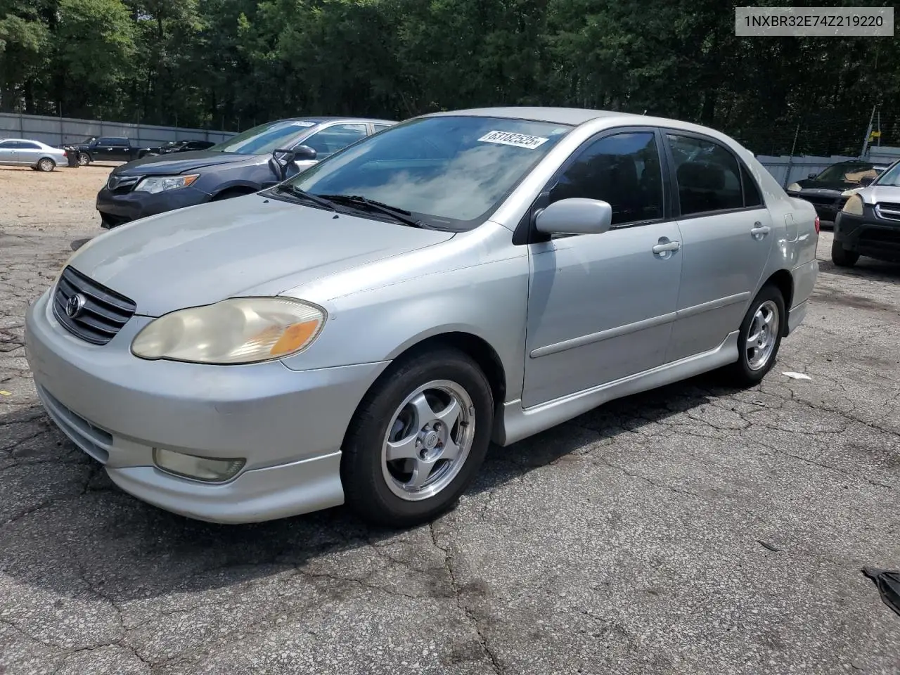 2004 Toyota Corolla Ce VIN: 1NXBR32E74Z219220 Lot: 63182525