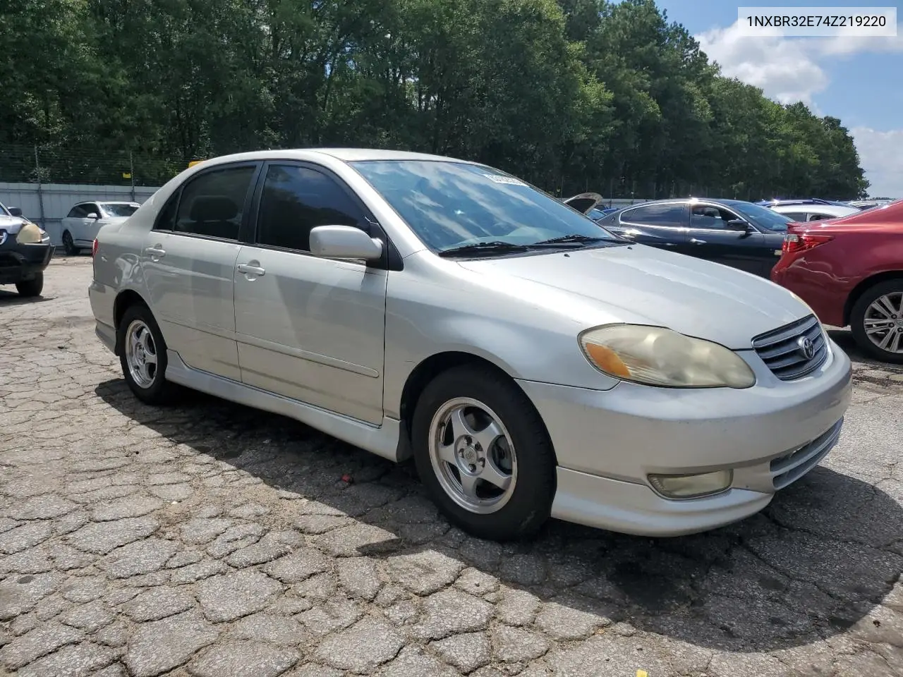 2004 Toyota Corolla Ce VIN: 1NXBR32E74Z219220 Lot: 63182525
