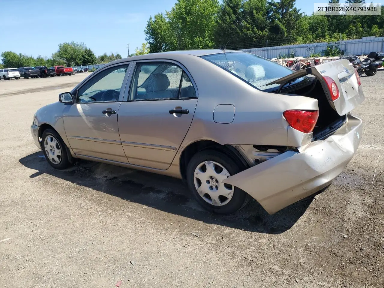 2004 Toyota Corolla Ce VIN: 2T1BR32EX4C793988 Lot: 65349905