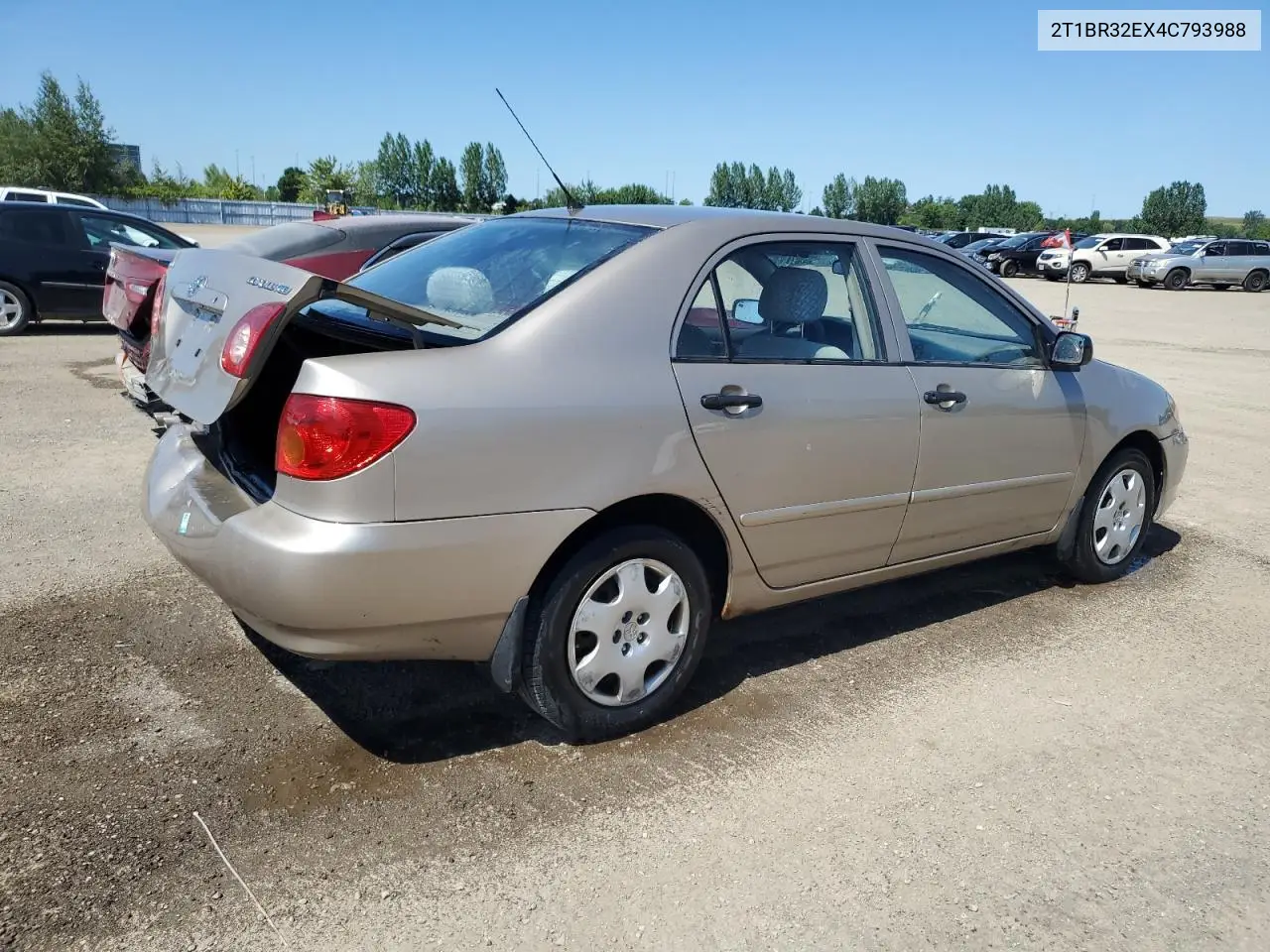 2004 Toyota Corolla Ce VIN: 2T1BR32EX4C793988 Lot: 65349905