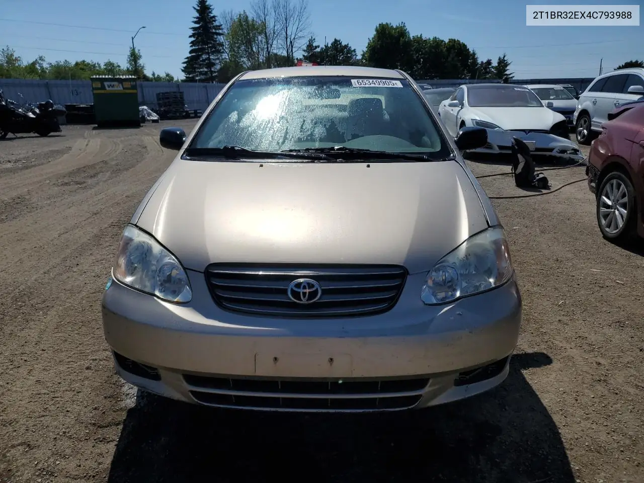 2004 Toyota Corolla Ce VIN: 2T1BR32EX4C793988 Lot: 65349905