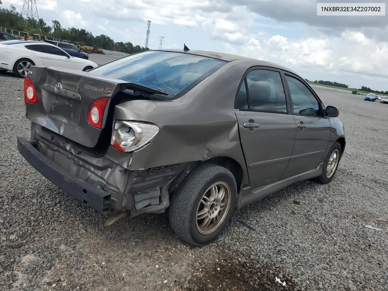 2004 Toyota Corolla Ce VIN: 1NXBR32E34Z207002 Lot: 65583545