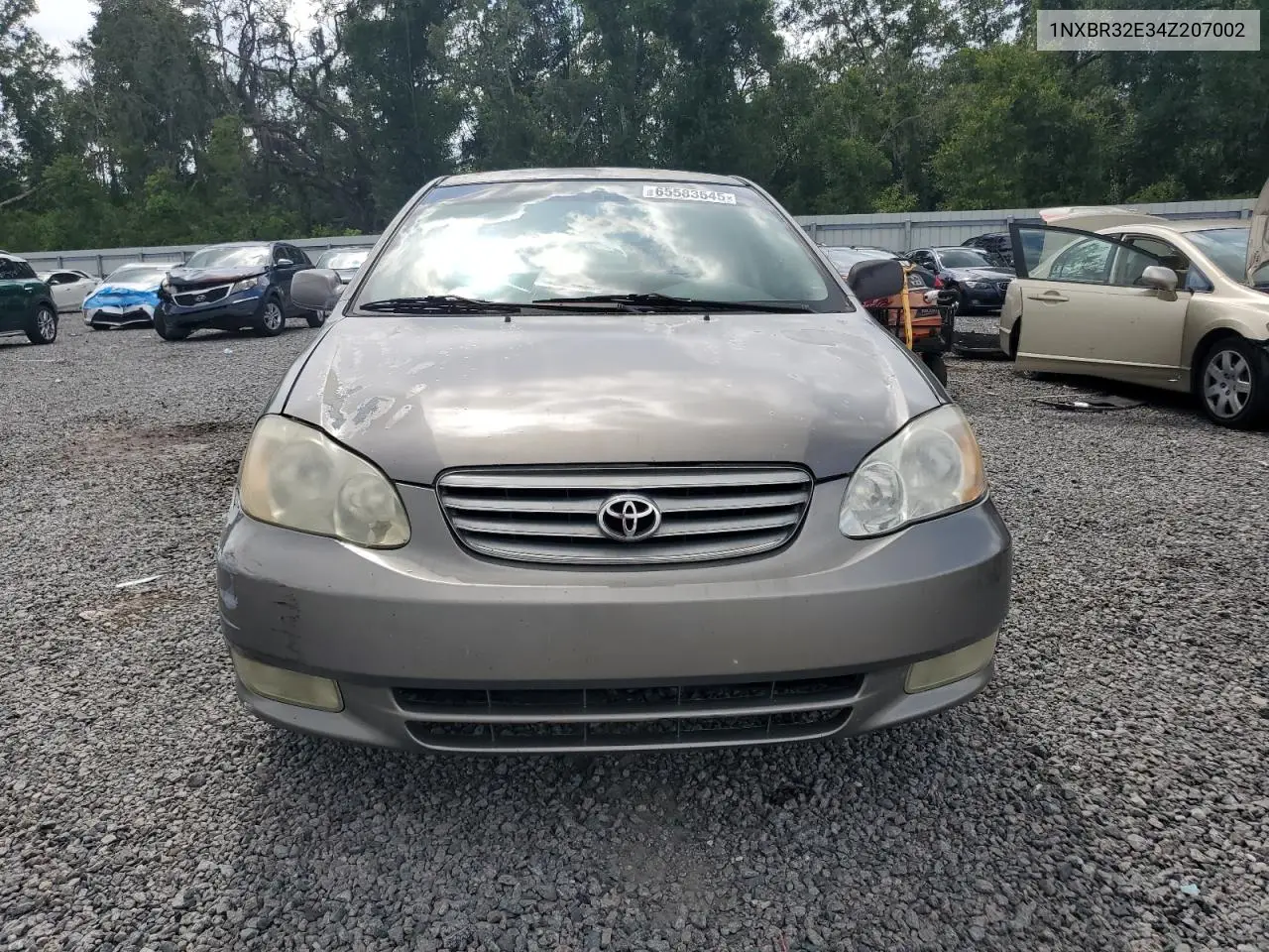2004 Toyota Corolla Ce VIN: 1NXBR32E34Z207002 Lot: 65583545