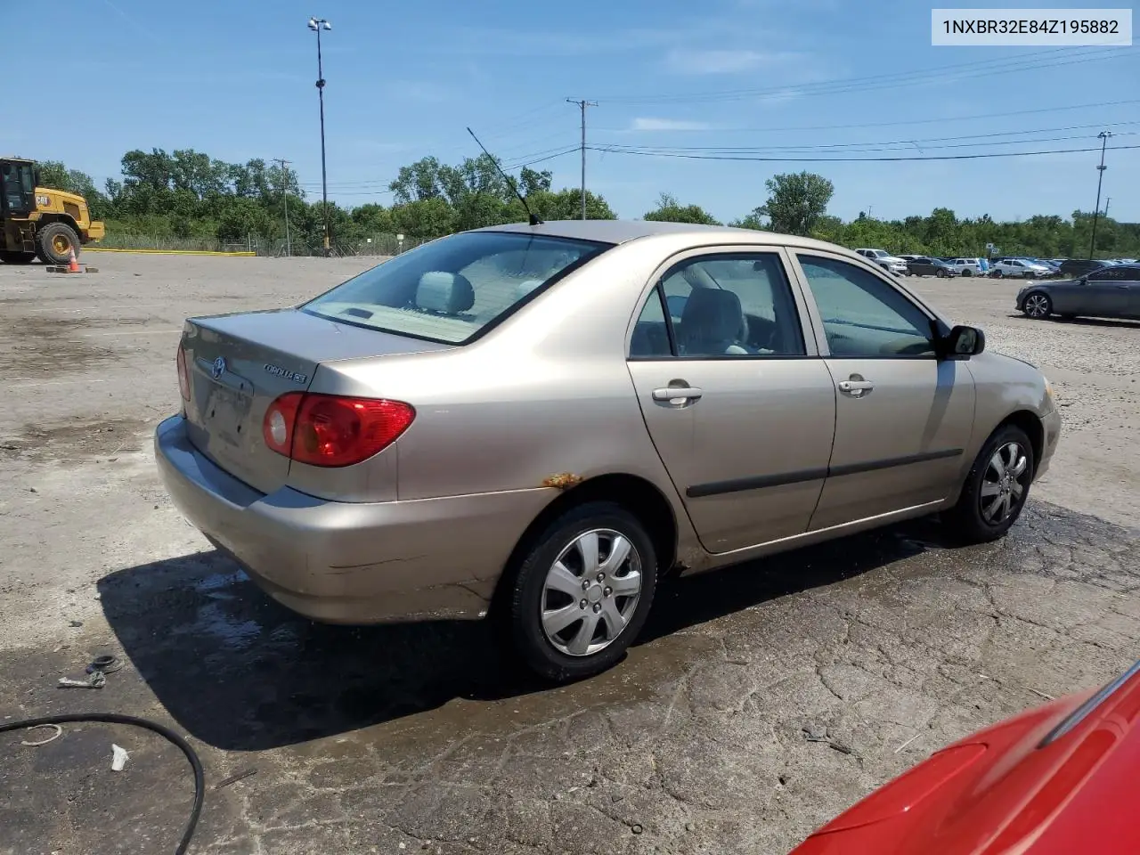 2004 Toyota Corolla Ce VIN: 1NXBR32E84Z195882 Lot: 66128085