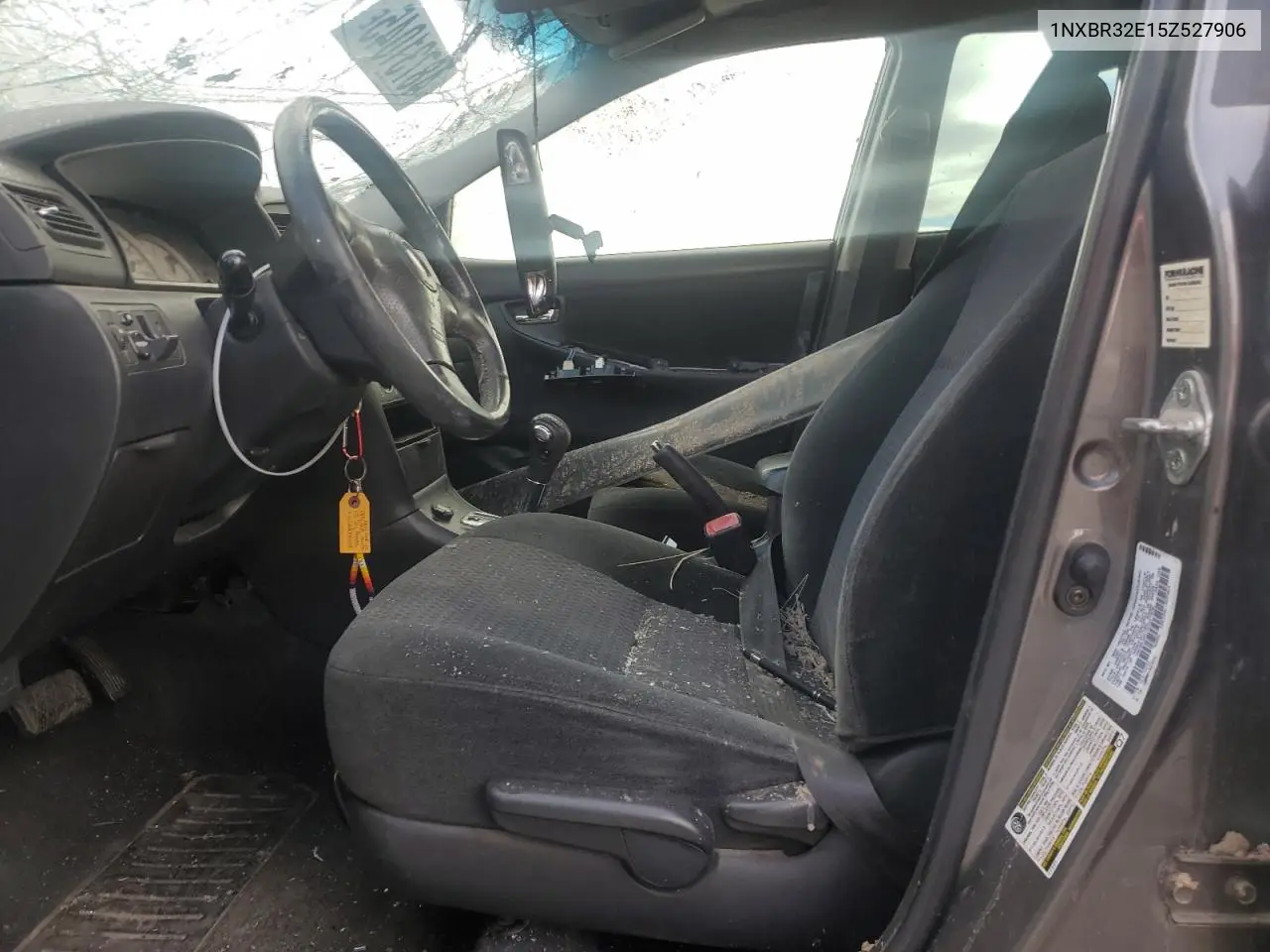 2005 Toyota Corolla Ce VIN: 1NXBR32E15Z527906 Lot: 48731045