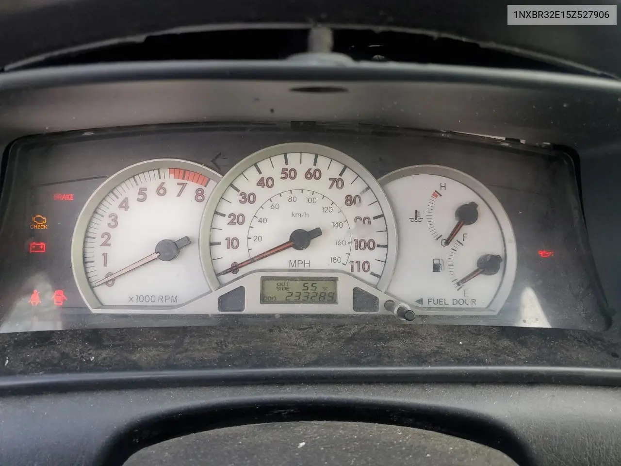2005 Toyota Corolla Ce VIN: 1NXBR32E15Z527906 Lot: 48731045