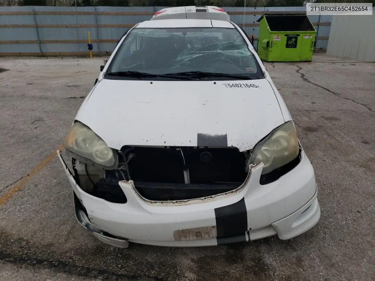 2005 Toyota Corolla Ce VIN: 2T1BR32E65C452654 Lot: 54821645