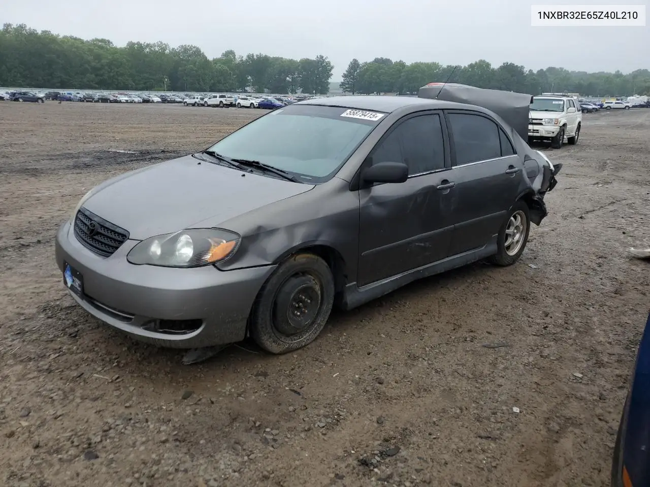 2005 Toyota Corolla Ce VIN: 1NXBR32E65Z40L210 Lot: 55879415