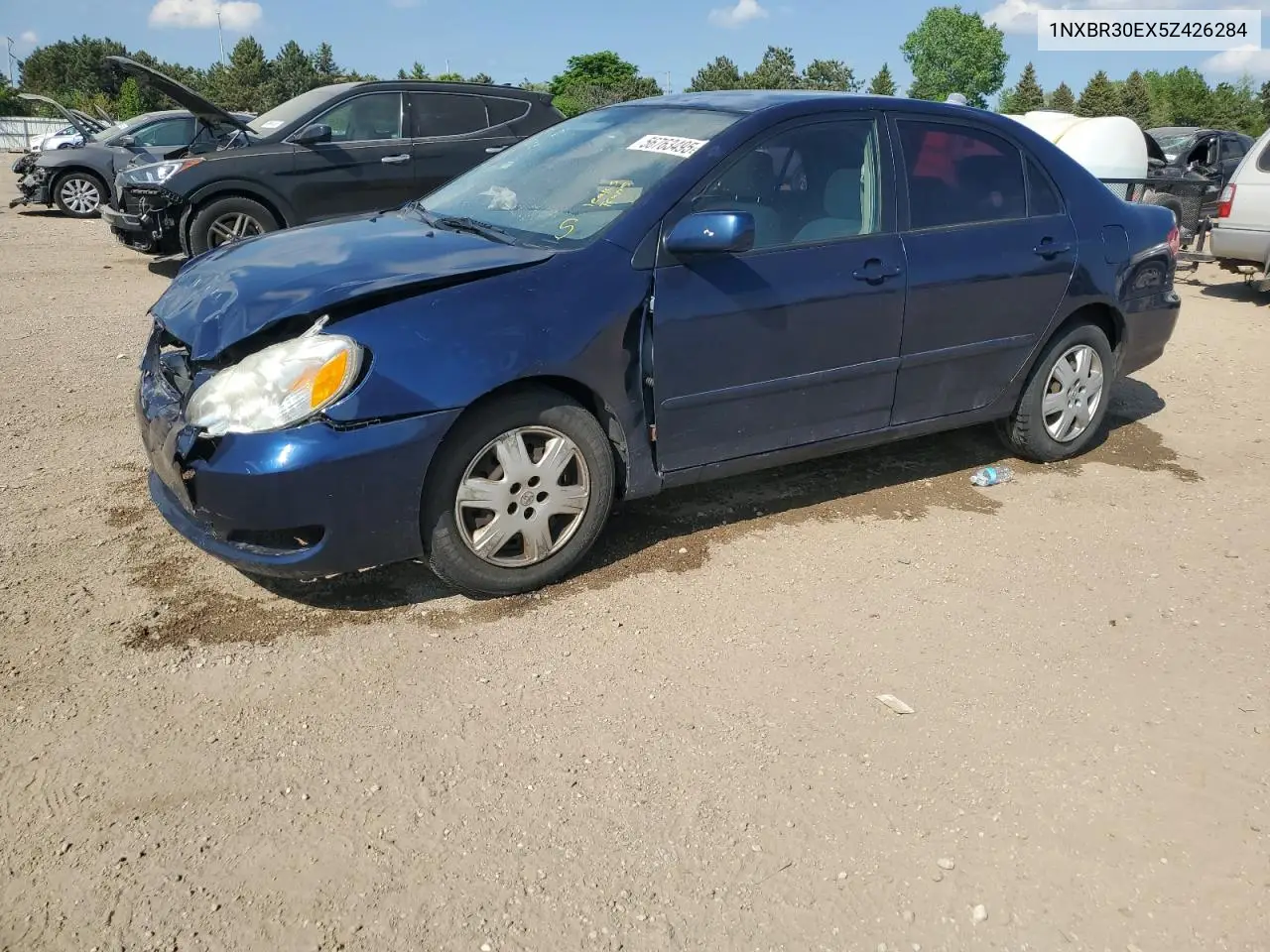 2005 Toyota Corolla Ce VIN: 1NXBR30EX5Z426284 Lot: 56763495