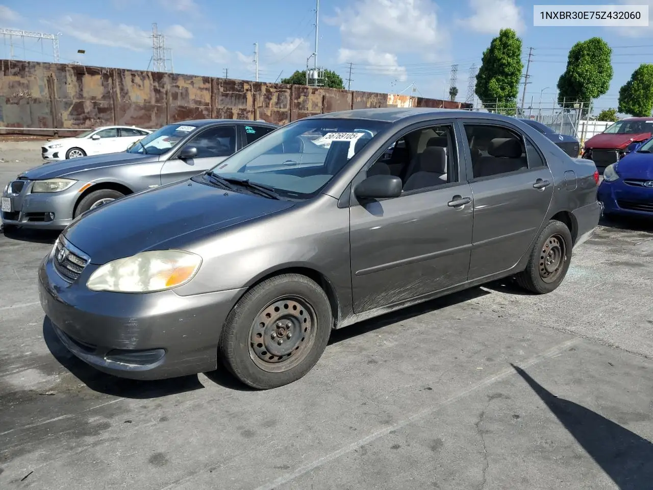 2005 Toyota Corolla Ce VIN: 1NXBR30E75Z432060 Lot: 56769105