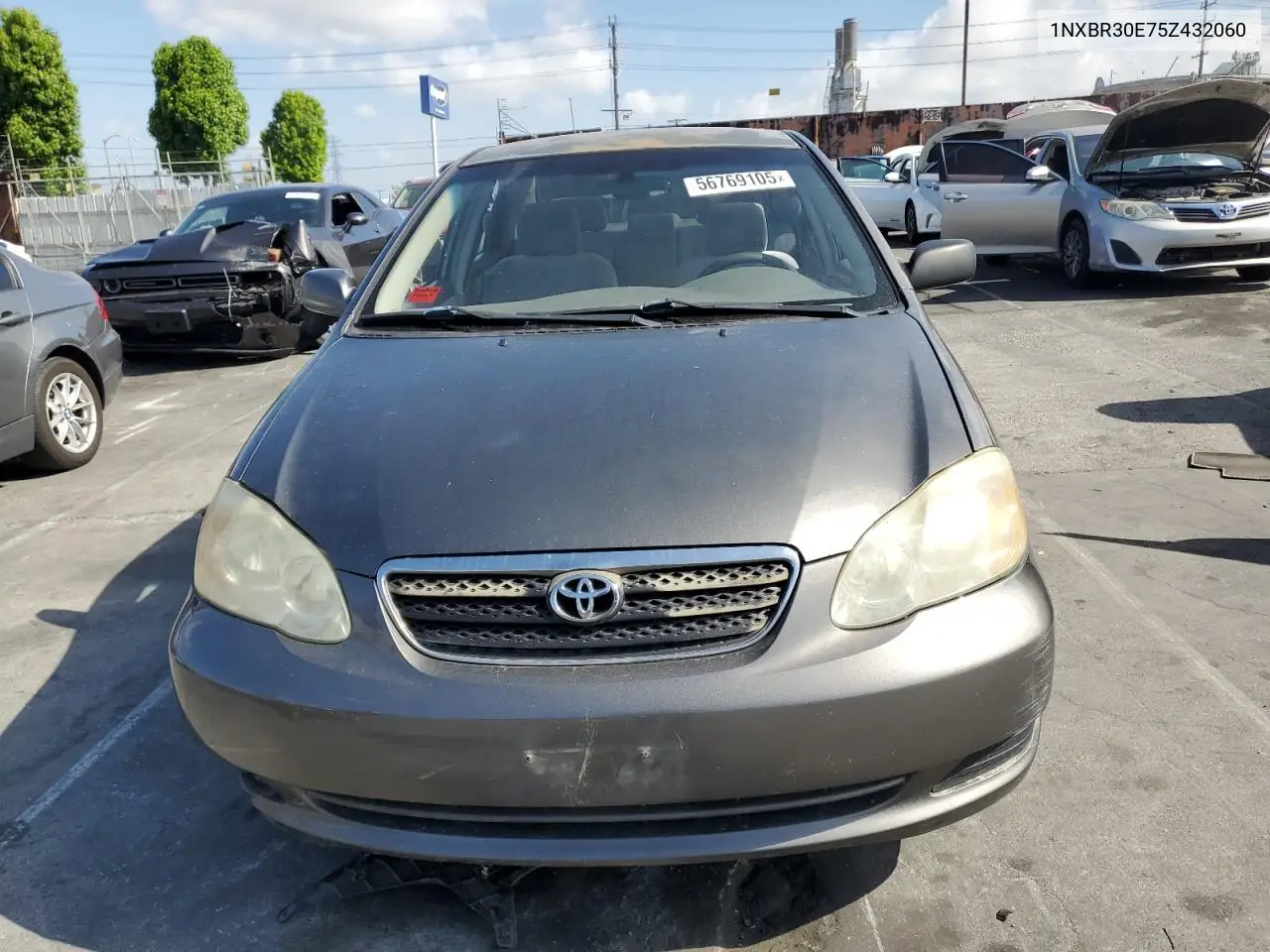 2005 Toyota Corolla Ce VIN: 1NXBR30E75Z432060 Lot: 56769105