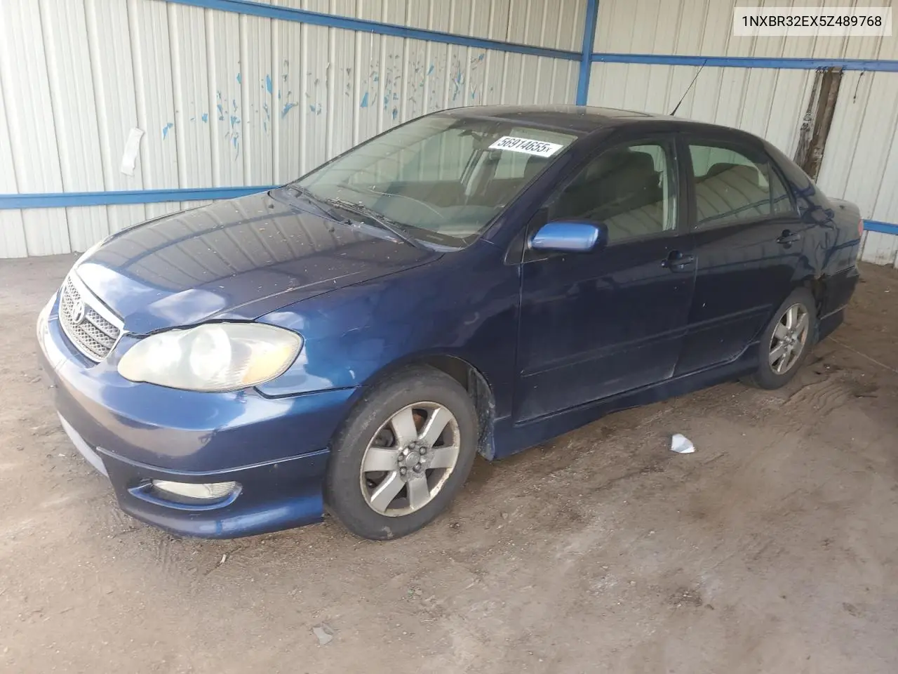 2005 Toyota Corolla Ce VIN: 1NXBR32EX5Z489768 Lot: 56914655