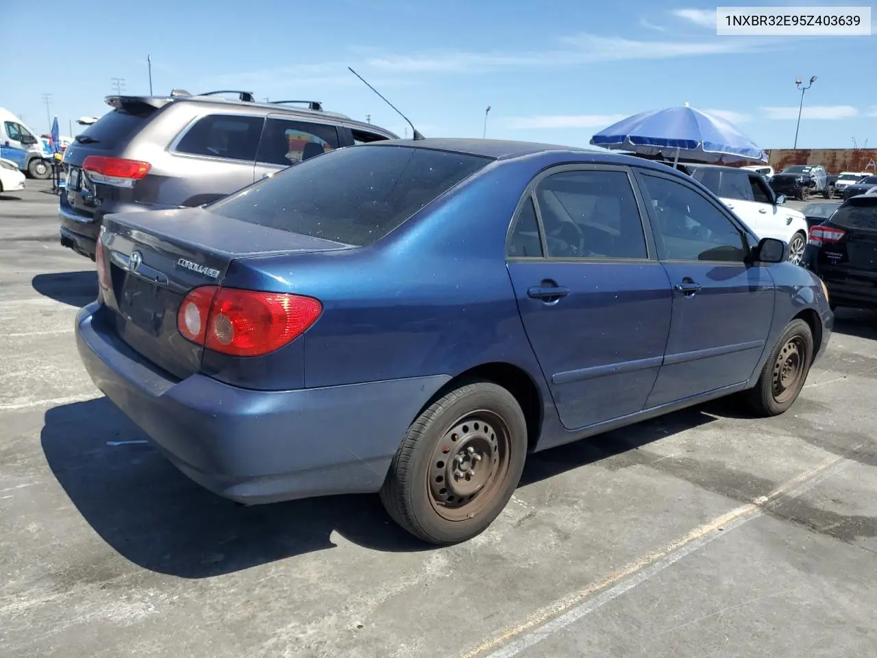 1nxbr32e95z403639 1NXBR32E95Z403639 2005 Toyota Corolla Ce