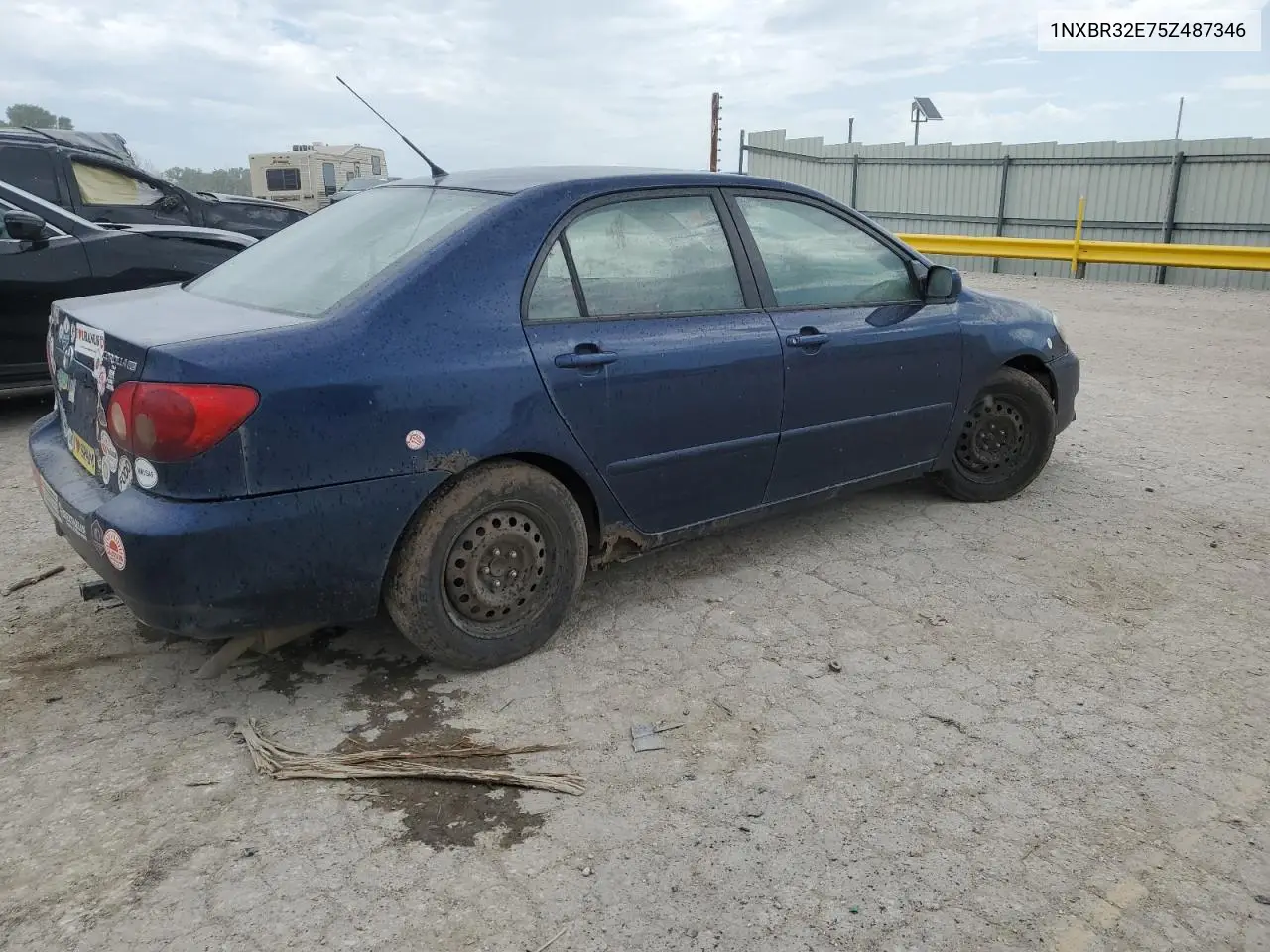 2005 Toyota Corolla Ce VIN: 1NXBR32E75Z487346 Lot: 61783165