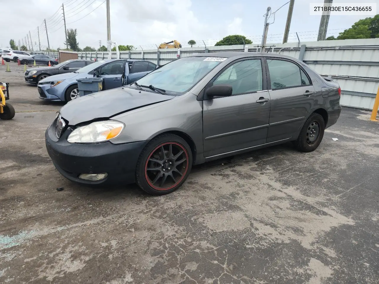 2005 Toyota Corolla Ce VIN: 2T1BR30E15C436655 Lot: 62072485