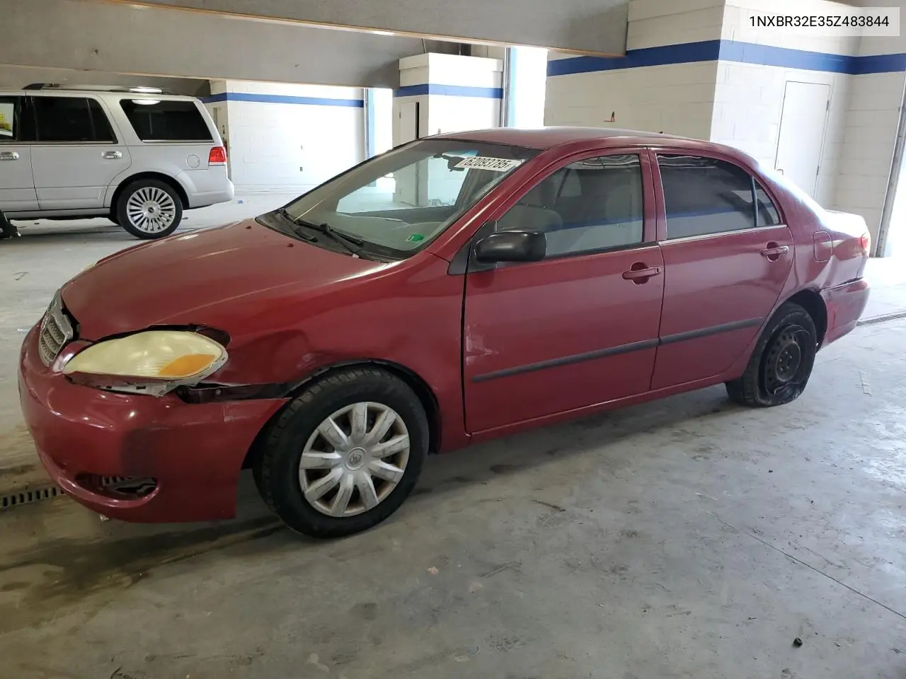 2005 Toyota Corolla Ce VIN: 1NXBR32E35Z483844 Lot: 62093785