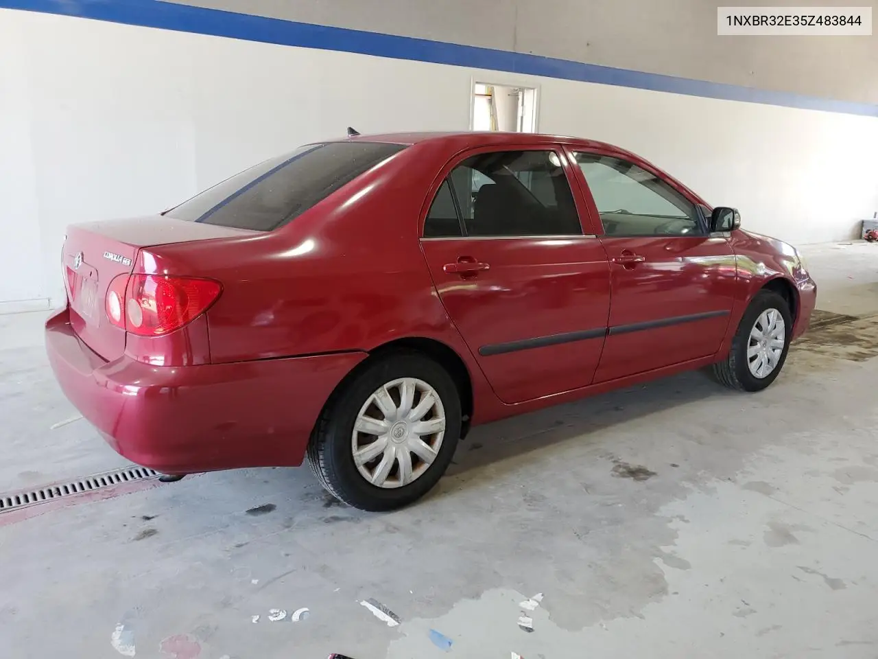 2005 Toyota Corolla Ce VIN: 1NXBR32E35Z483844 Lot: 62093785