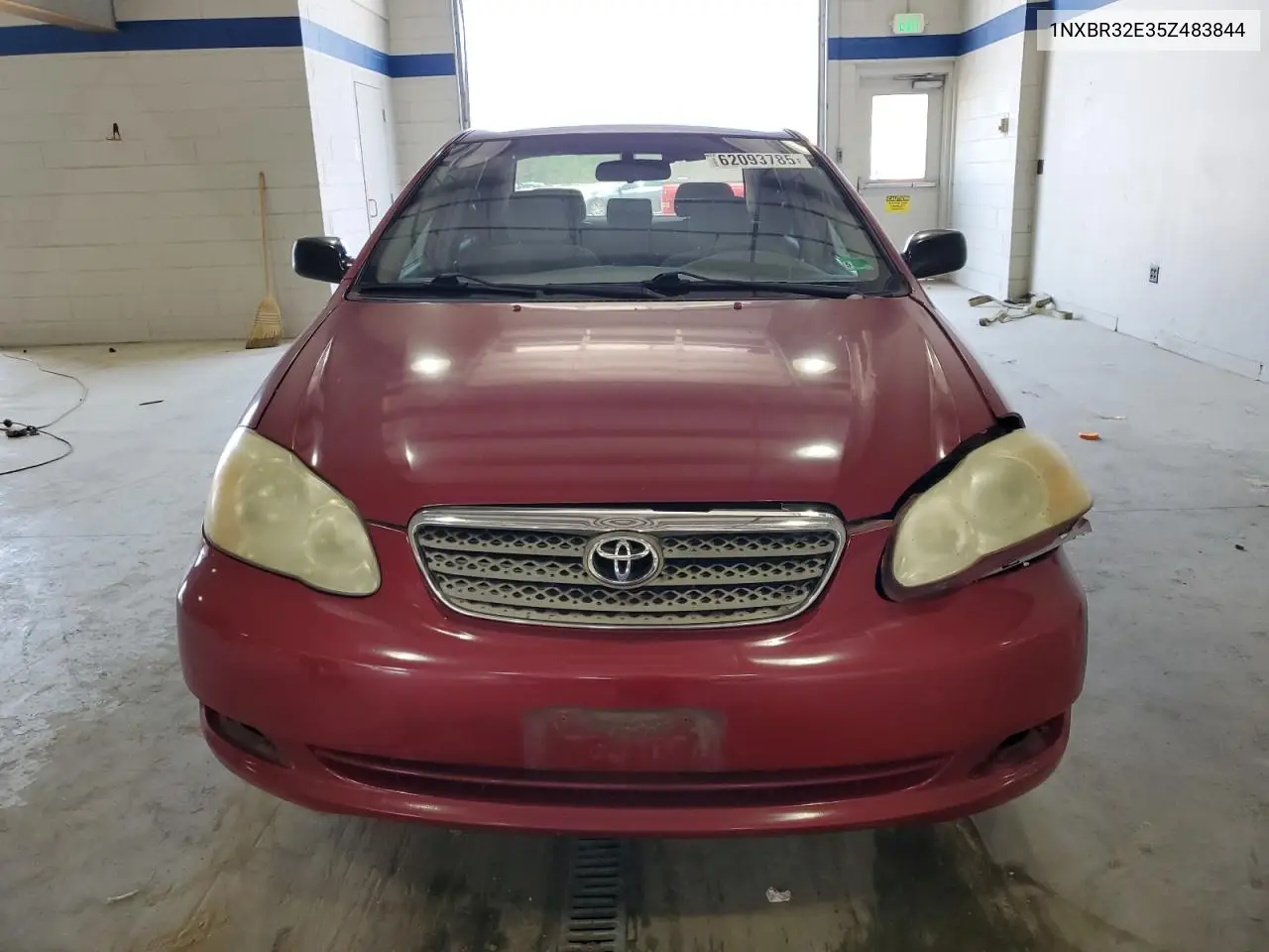 2005 Toyota Corolla Ce VIN: 1NXBR32E35Z483844 Lot: 62093785
