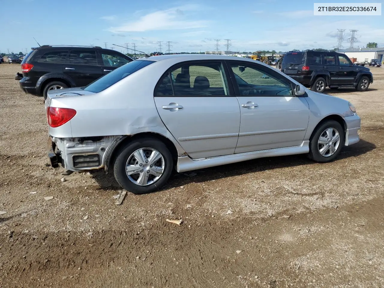 2005 Toyota Corolla Ce VIN: 2T1BR32E25C336674 Lot: 62120955