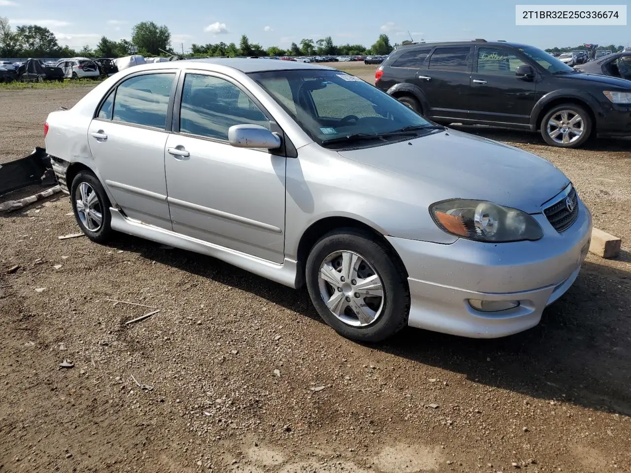 2005 Toyota Corolla Ce VIN: 2T1BR32E25C336674 Lot: 62120955
