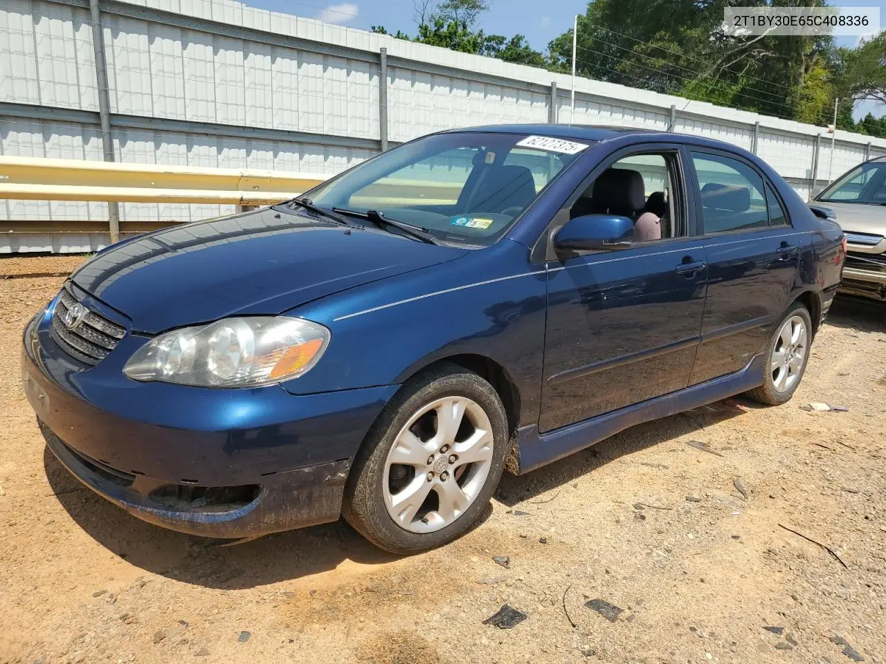 2005 Toyota Corolla Xrs VIN: 2T1BY30E65C408336 Lot: 62127375