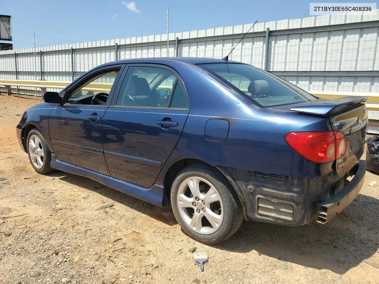 2005 Toyota Corolla Xrs VIN: 2T1BY30E65C408336 Lot: 62127375