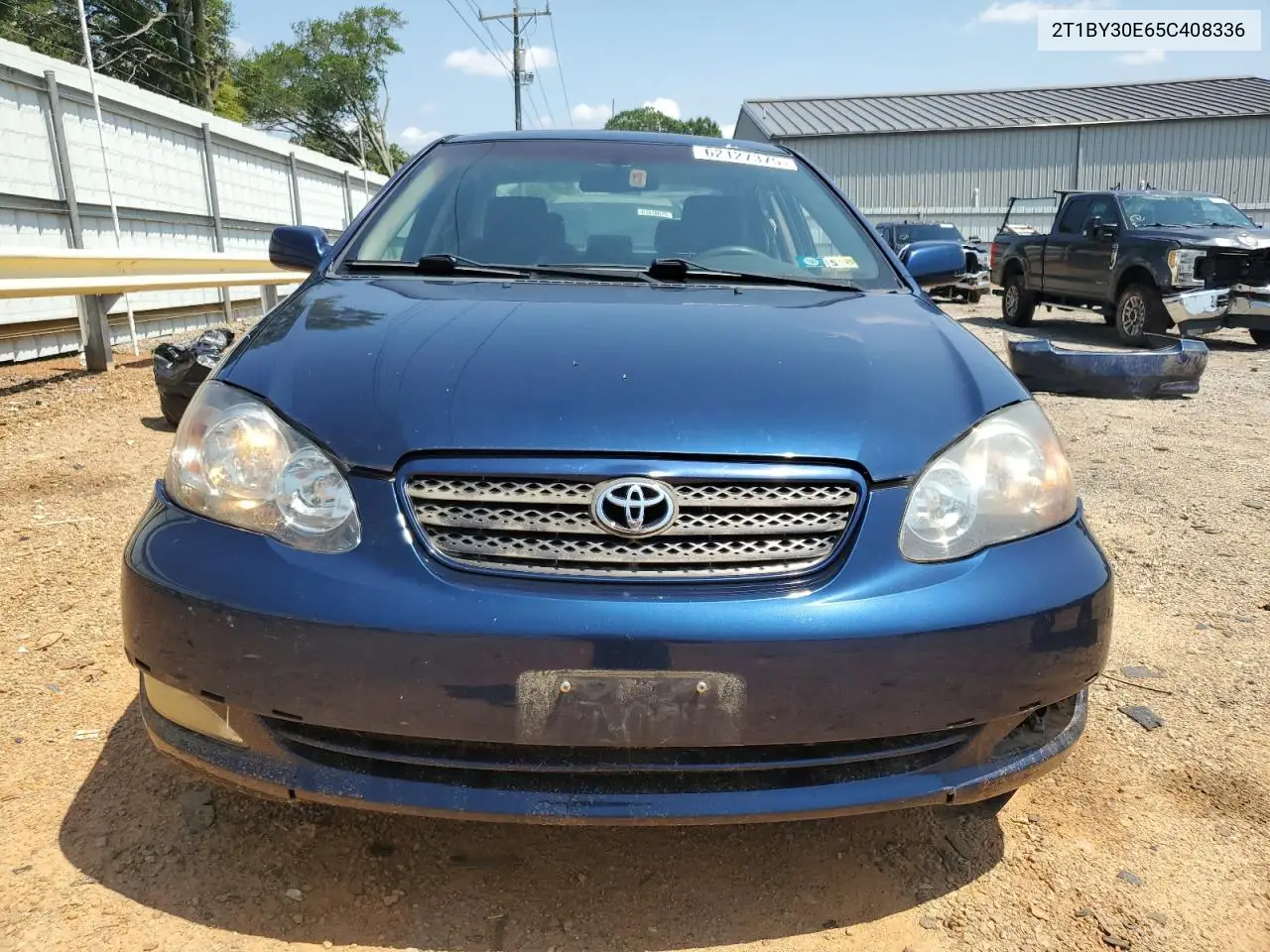 2005 Toyota Corolla Xrs VIN: 2T1BY30E65C408336 Lot: 62127375