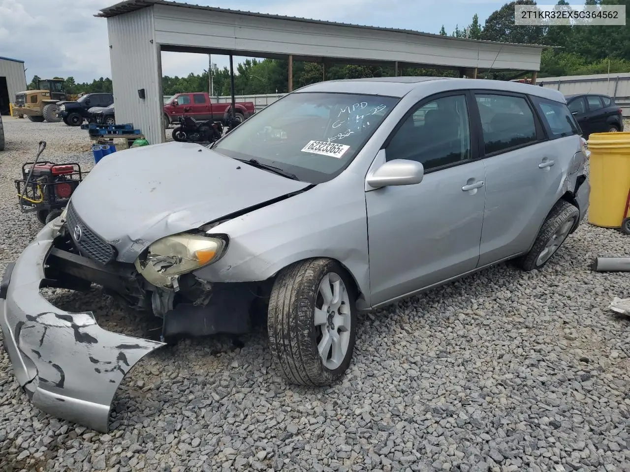2005 Toyota Corolla Matrix Xr VIN: 2T1KR32EX5C364562 Lot: 62323365
