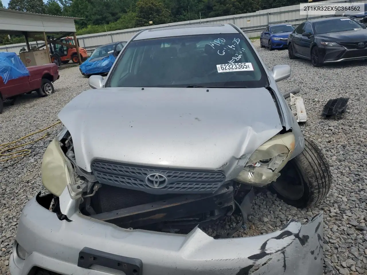 2005 Toyota Corolla Matrix Xr VIN: 2T1KR32EX5C364562 Lot: 62323365