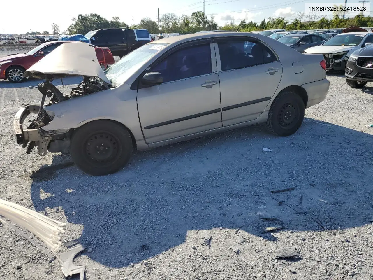 2005 Toyota Corolla Ce VIN: 1NXBR32E95Z418528 Lot: 62477405