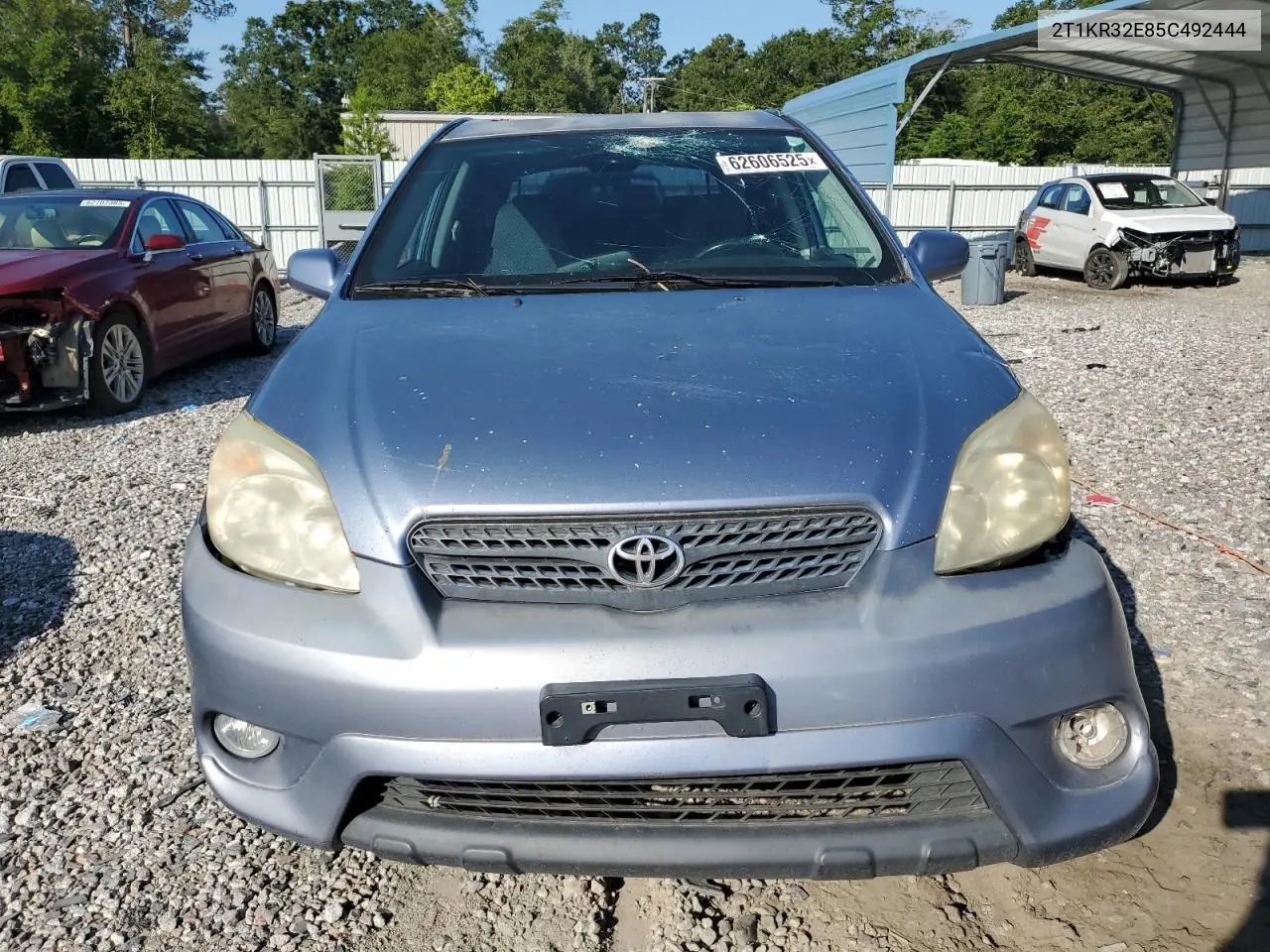 2005 Toyota Corolla Matrix Xr VIN: 2T1KR32E85C492444 Lot: 62606525