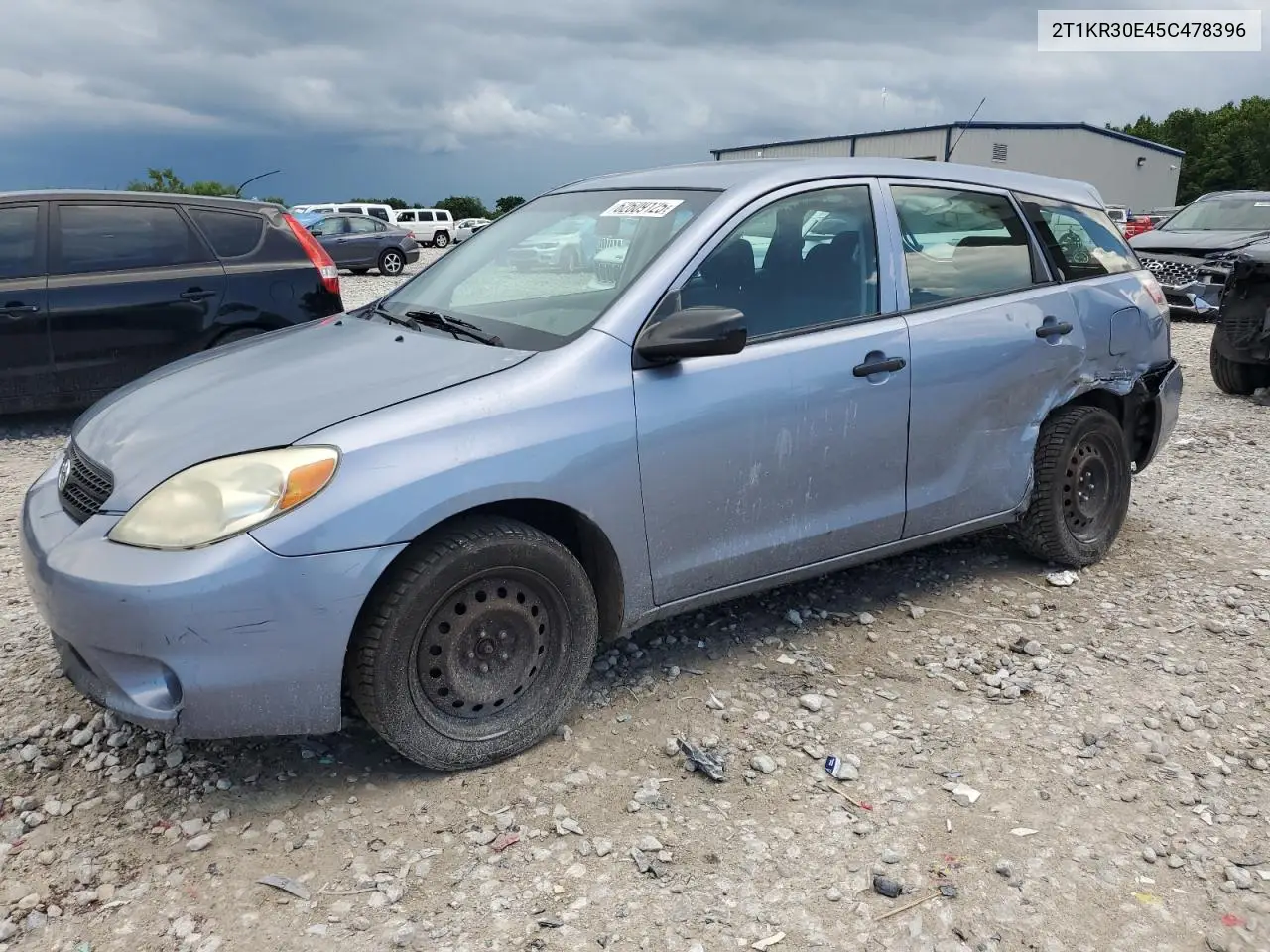 2005 Toyota Corolla Matrix Xr VIN: 2T1KR30E45C478396 Lot: 62609125