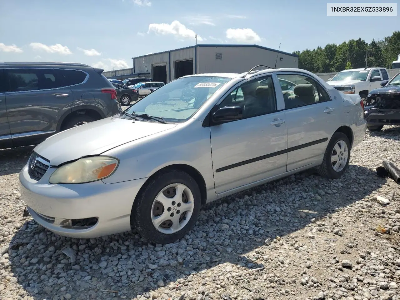 2005 Toyota Corolla Ce VIN: 1NXBR32EX5Z533896 Lot: 62635035