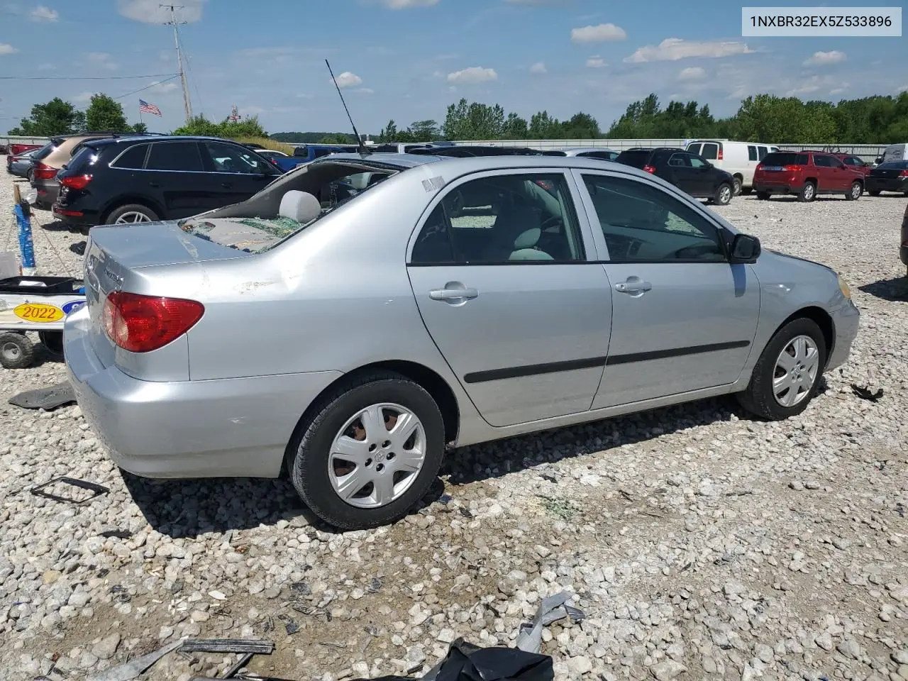 2005 Toyota Corolla Ce VIN: 1NXBR32EX5Z533896 Lot: 62635035