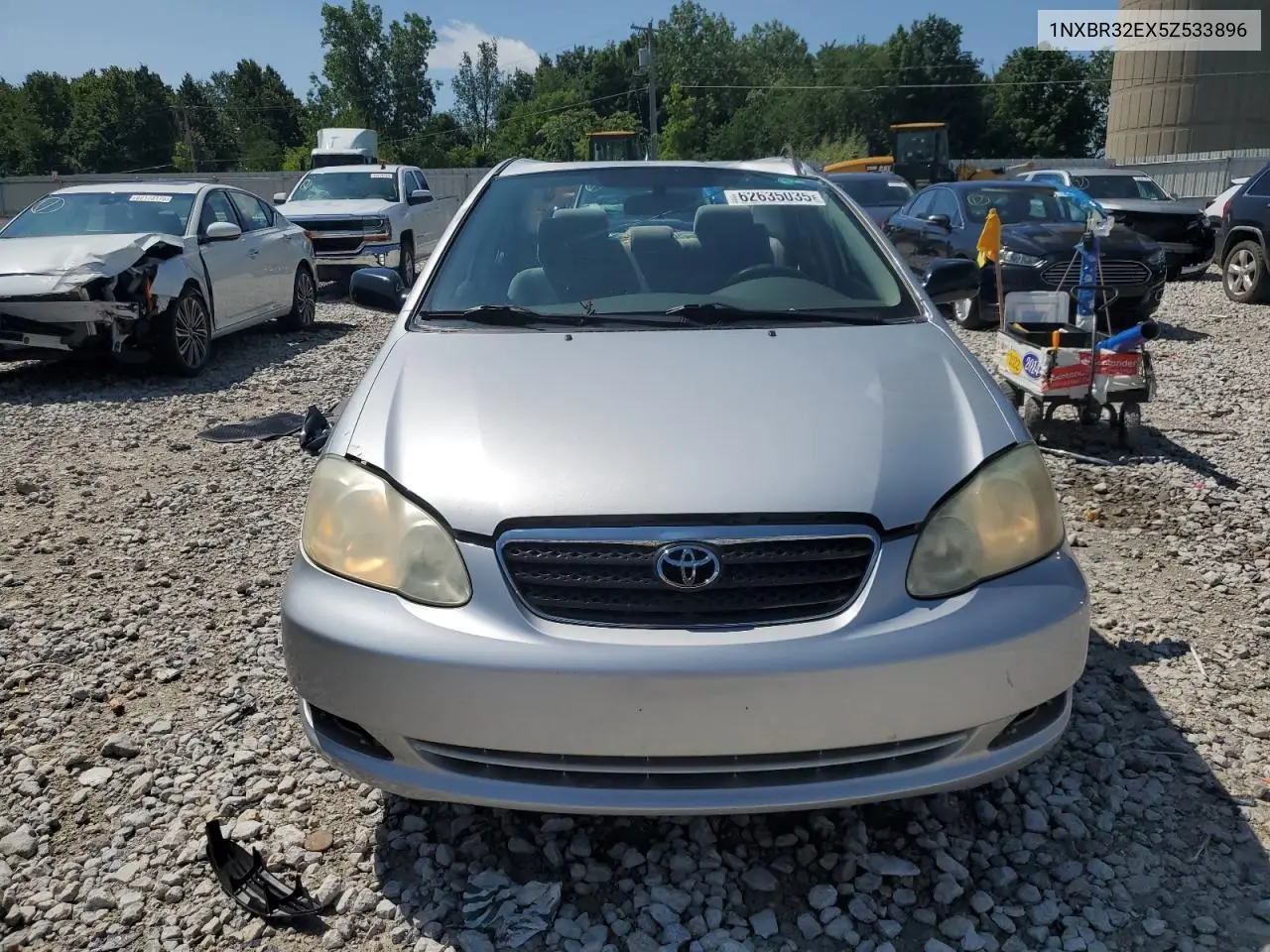 2005 Toyota Corolla Ce VIN: 1NXBR32EX5Z533896 Lot: 62635035