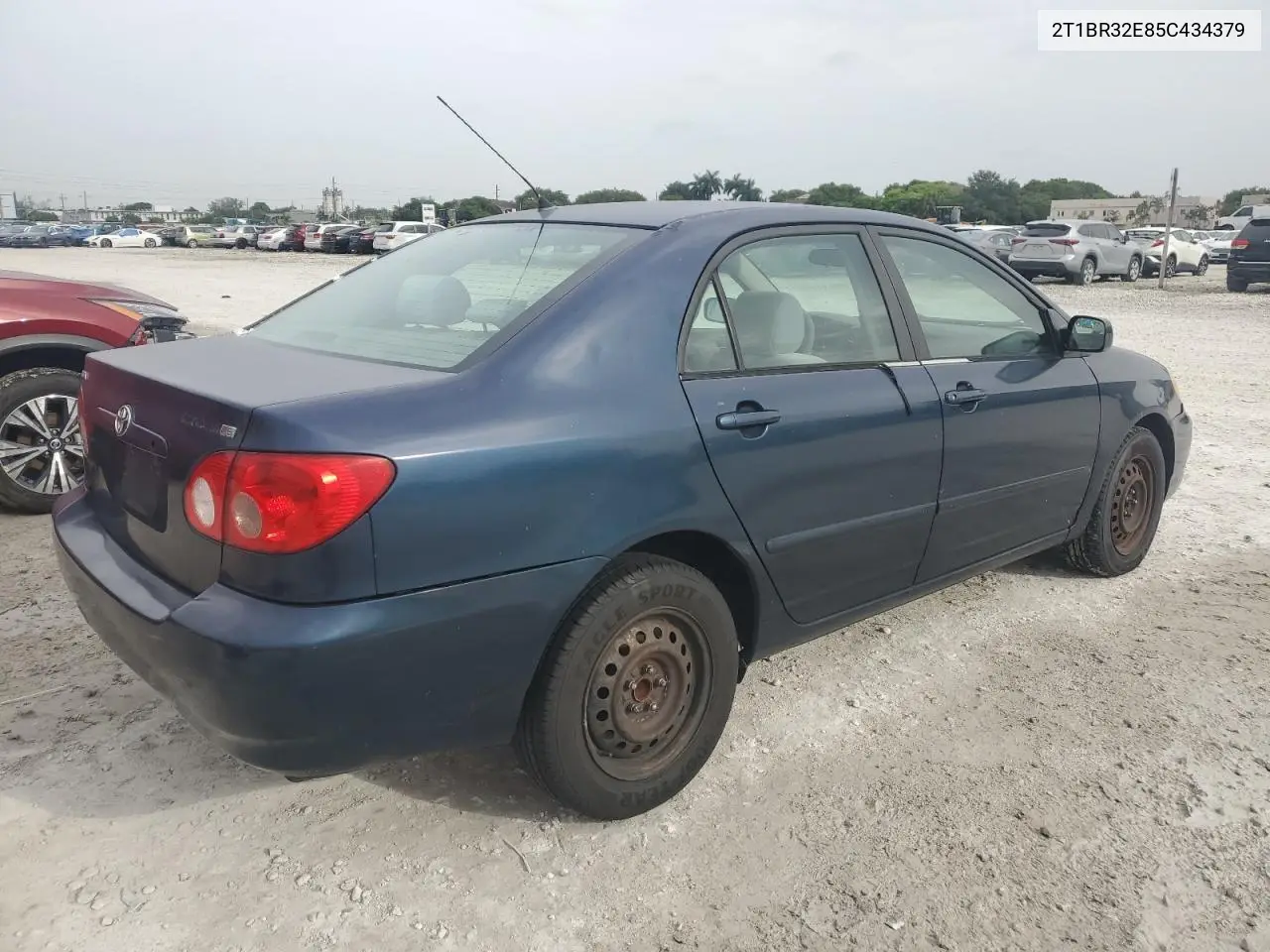 2005 Toyota Corolla Ce VIN: 2T1BR32E85C434379 Lot: 62637095