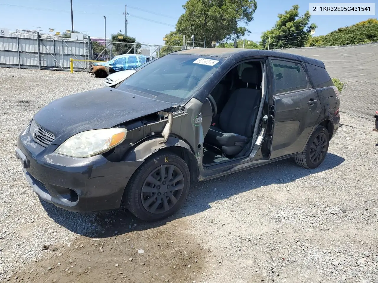 2005 Toyota Corolla Matrix Xr VIN: 2T1KR32E95C431541 Lot: 62702575