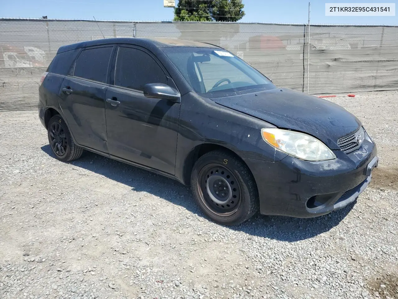 2005 Toyota Corolla Matrix Xr VIN: 2T1KR32E95C431541 Lot: 62702575