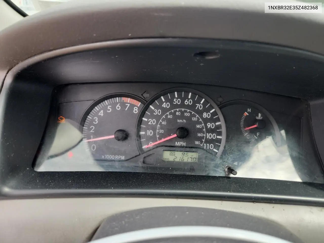 2005 Toyota Corolla Ce VIN: 1NXBR32E35Z482368 Lot: 62765975