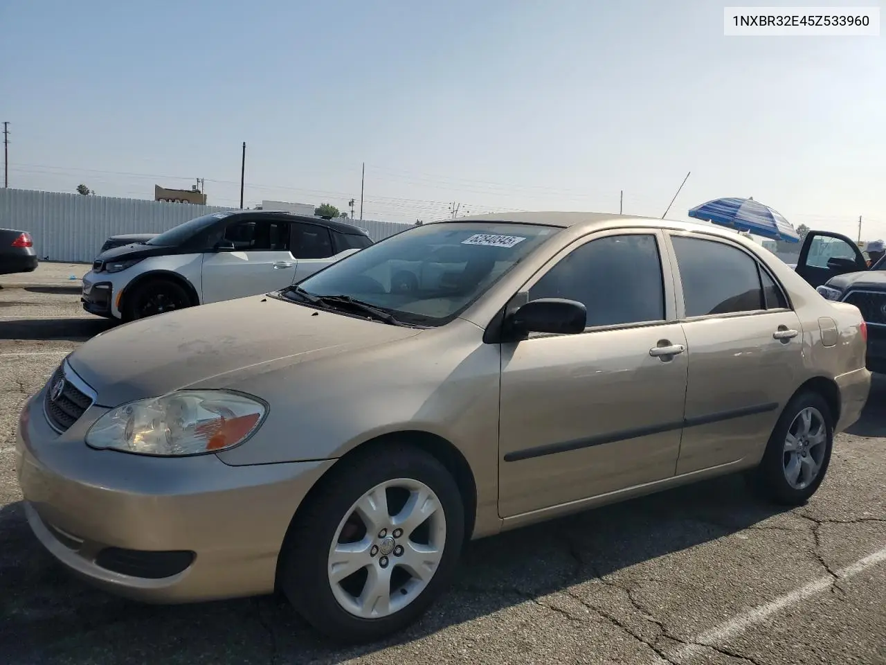 2005 Toyota Corolla Ce VIN: 1NXBR32E45Z533960 Lot: 62840345